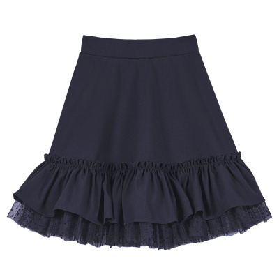 Юбка школьная Deloras 63953Q синяя 01